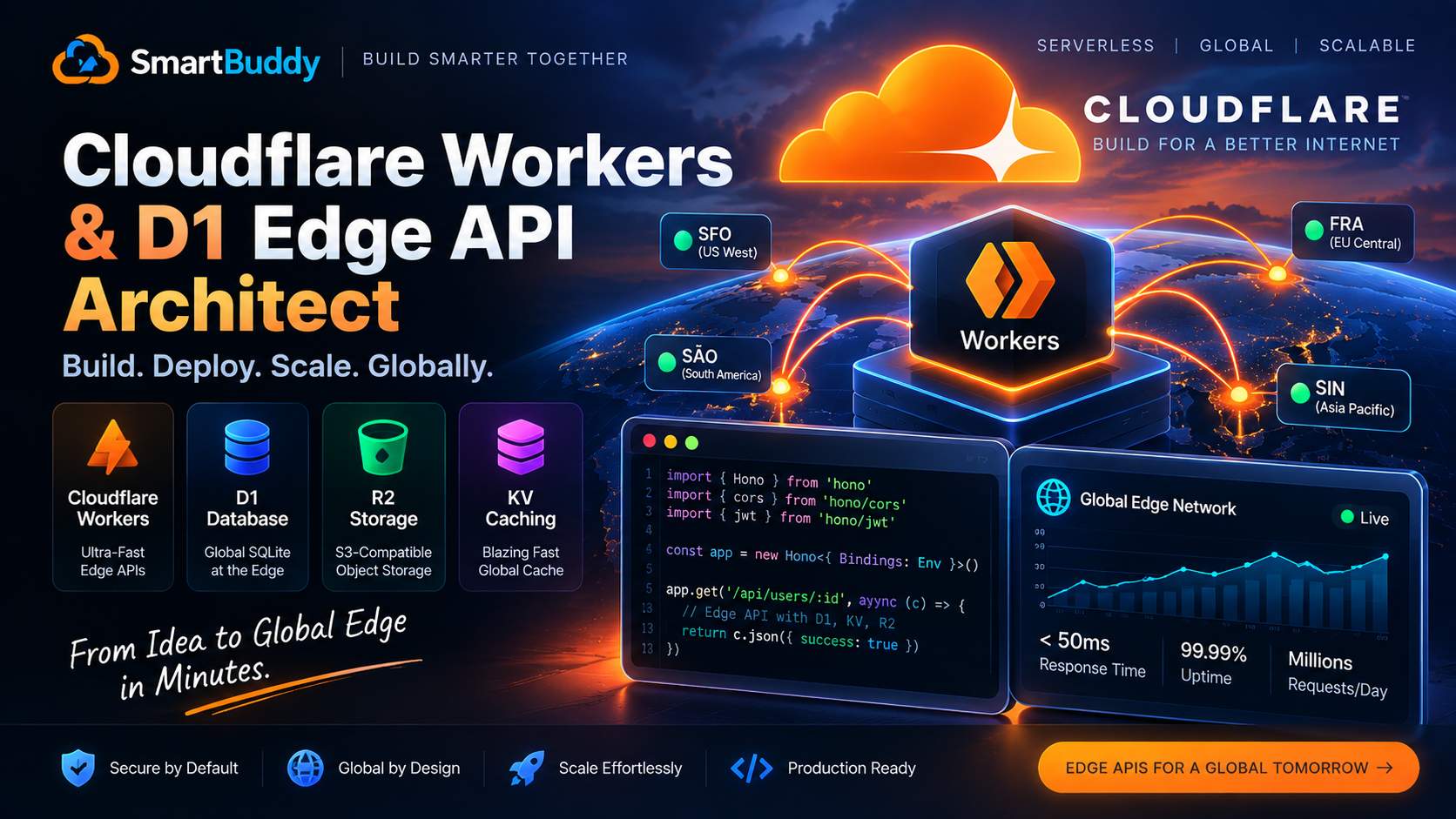 Deploying Edge APIs with Cloudflare Workers, Hono, and D1 Database