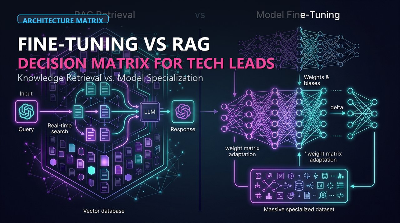 Fine-Tuning vs. RAG in 2026: An Architectural Decision Matrix for Tech Leads