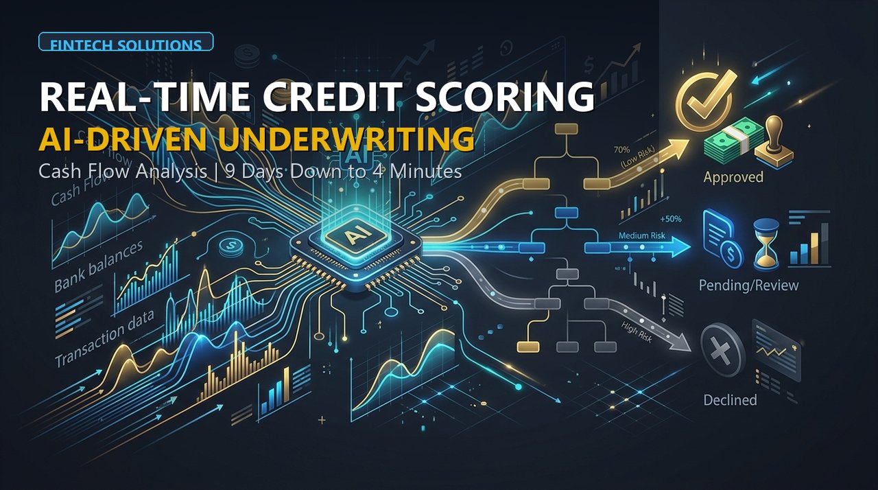 AI-Driven Underwriting in FinTech: Automating Real-Time Credit Risk Scoring