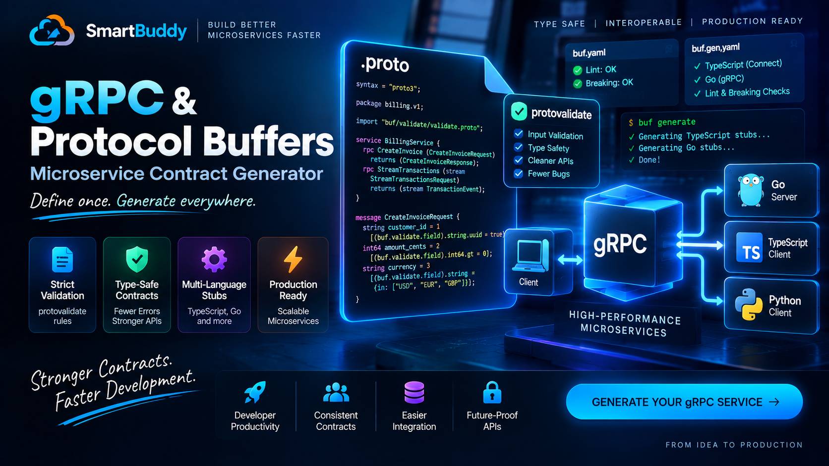 High-Performance Microservices with gRPC and Proto3: Protovalidate and Backward Compatibility