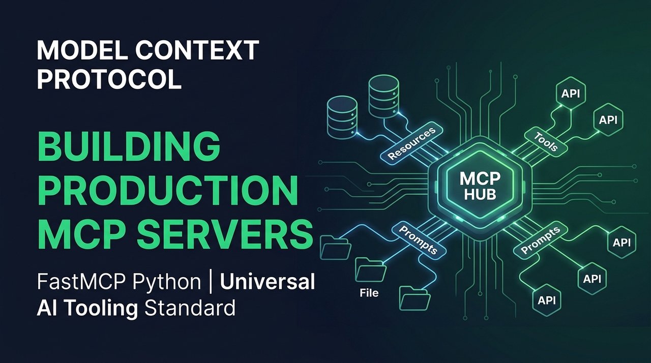 Model Context Protocol (MCP): Building Your First Production MCP Server with Python