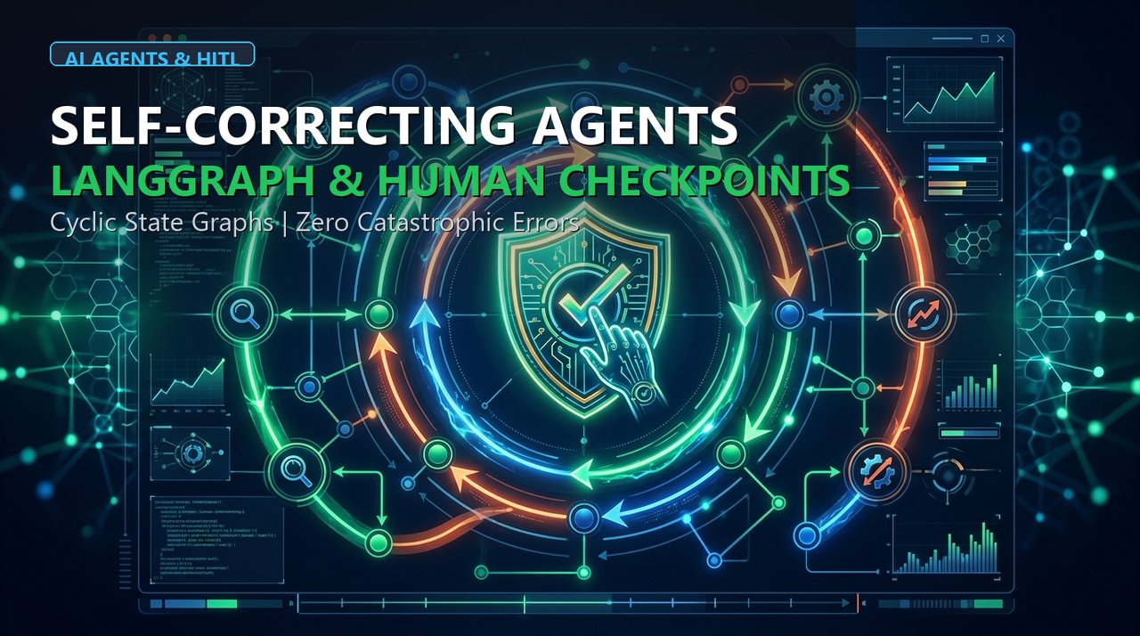 Building Self-Correcting LangGraph Agents with Human-in-the-Loop Safeguards